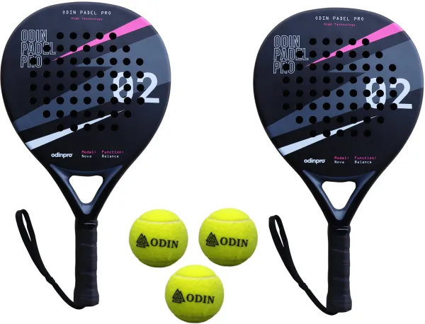 Odin Padel PAKETTITARJOUS (Odin Padel Nova Balance + Odin Padel -pallot - 3 kpl)