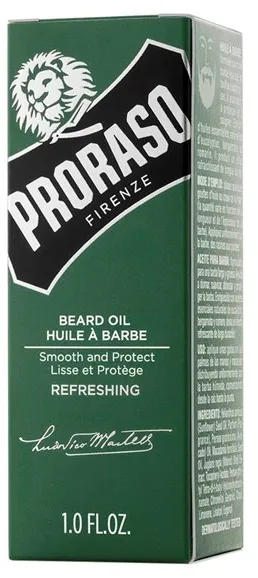 PRORASO Partaöljy Raikastava - 30 ml.