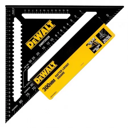DeWalt Nopea kulmaviivain 30 cm